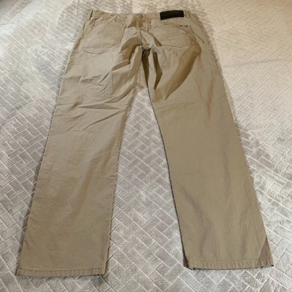 Armani Exchange Mens 34x28 Chino Pants Straight Jambe Droite Mid Rise Stretch - Picture 9 of 12